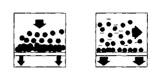 圖8-1濾餅過濾和十字流過濾